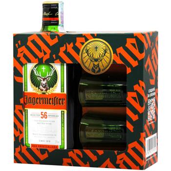 Ликер Jagermeister 35% 0,7л + подарок - купить, цены на ЕКО Маркет - фото 1