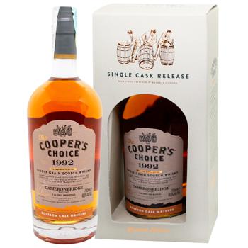 Виски Cooper's Choice Cameronbridge 1992 49,5% 0,7л - купить, цены на WINETIME - фото 1