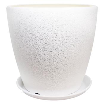 Gratsiya No.1 White Silk Flowerpot 10l - buy, prices for MegaMarket - photo 1