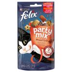 Felix Party Mix Mixed Grill Cat Snack with Chicken, Beef and Salmon 60g