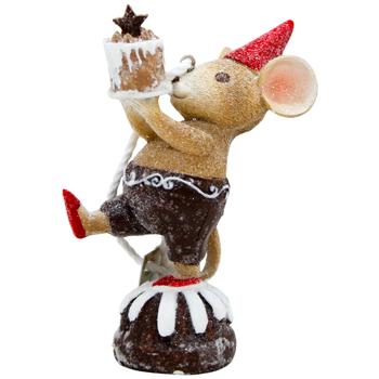 Фигурка подвесная Bona Di Мышка декоративная 11см в ассортименте - купить, цены на - фото 4