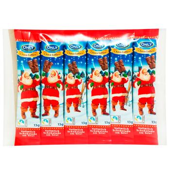 Шоколад Онлі Різдво 6х13г молочні м/у - купить, цены на Восторг - фото 1
