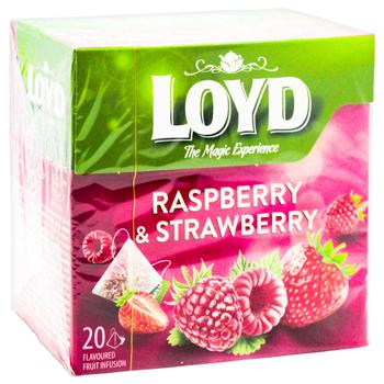Loyd Raspberry and Strawberry Fruit Tea 2g*20pcs - buy, prices for Tavria V - photo 2