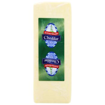 Ammerlander White Cheddar Cheese 50% - buy, prices for Za Raz - photo 2