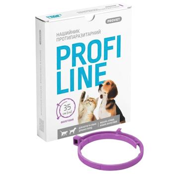 ProVET Profiline Collar for Cats and Dogs Against External Parasites 35cm Purple - buy, prices for MasterZoo - photo 1