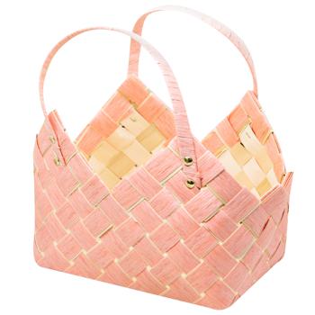 White-Pink Basket-Handbag GF2305/2308 №1 - buy, prices for ULTRAMARKET - photo 2