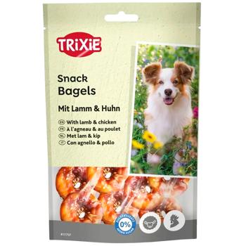 Trixie Premio Lamb Chicken Bagles Dog Snack with Chicken and Lamb 100g - buy, prices for MasterZoo - photo 1