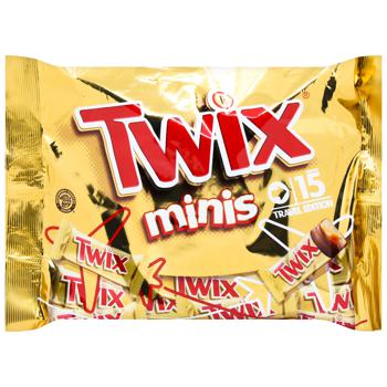 Цукерки Twix Minis шоколадні 333г