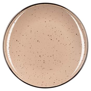 Тарелка десертная Ardesto Emilia коричневая 20см - купить, цены на За Раз - фото 1