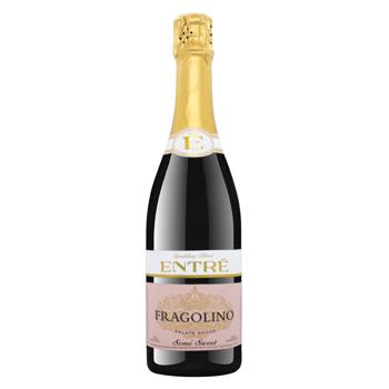 Entre Fragolino Salute Rosso Sparkling Wine Drink 6.9% 0.75l - buy, prices for Auchan - photo 2