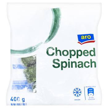 Aro Frozen Chopped Spinach 400g - buy, prices for METRO - photo 1