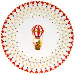 Тарілка сервірувальна порцелянова D27*2.4см Зимова Казка 4 дизайни K128 BONADI 1 шт