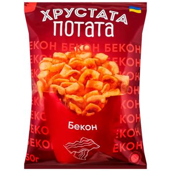 Zhayvir Khrustata potata with bacon snack 50g - buy, prices for Tavria V - photo 1