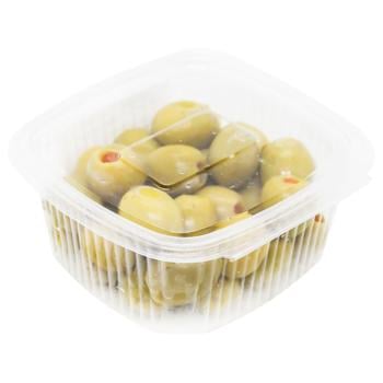 Green Olives Stuffed with Red Pepper 141/160 - buy, prices for ULTRAMARKET - photo 2