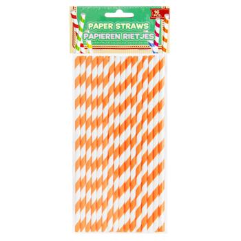 Koopman Paper Set of Drinking Straws 19.5cm 16pcs - buy, prices for NOVUS - photo 7