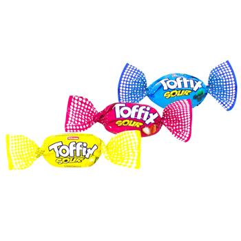 Конфеты Elvan Toffix Sour Mix жевательные - купить, цены на Auchan - фото 1