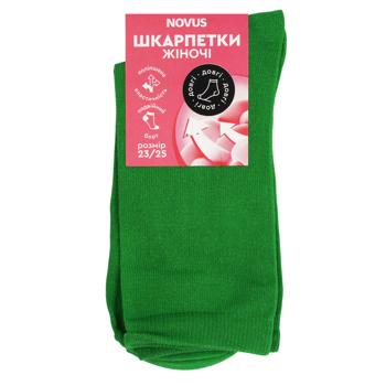 Носки женские Novus длинные р.23-25 зеленый