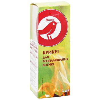 Розпалювач вогню Auchan Еко-брикет 1шт - купити, ціни на - фото 3