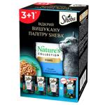Sheba Nature's Collection набір вологого корму для котів 3+1 шт х 85 г - асорті