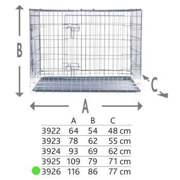 Trixie Dog Cage 116x86x77cm - buy, prices for - photo 2