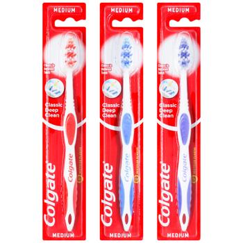 Зубная щетка Colgate Классика Здоровья многофункциональная средней жесткости - купить, цены на КОСМОС - фото 1