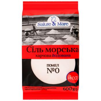 Salute di Mare Grinding №0 Edible Iodized Sea Salt 600g - buy, prices for Za Raz - photo 1