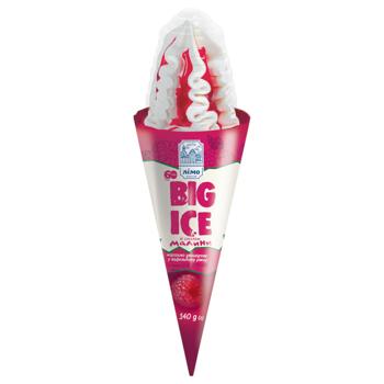 Limo Big Ice Raspberry Two-layer Cone Ice Cream 140g