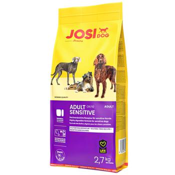 Josera JosiDog Adult Sensitive Dry Food with Poultry for Adult Dogs with Sensitive Digestion 2.7kg - buy, prices for NOVUS - photo 1