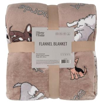 Плед Ardesto Flannel собачки в очках 160*200см