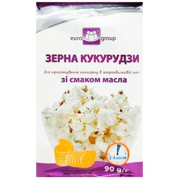 Микропопкорн Eurogroup со вкусом масла 90г