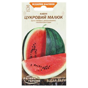 Nasinnia Ukrainy Sugar Baby Watermelon Seeds 1g - buy, prices for MegaMarket - photo 1