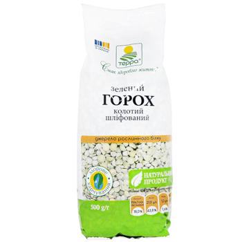 Горох зеленый Терра колотый шлифованный 500г - купить, цены на КОСМОС - фото 2