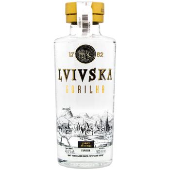 Горілка Львівська Давня легенда 40% 0,5л