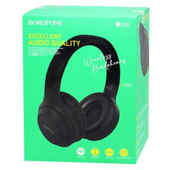 Borofone BO20 Stereo Black Wireless Headphones - buy, prices for Tavria V - photo 1