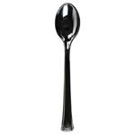 Imitation Metal Plastic Set of Disposable Spoons 12cm 25pcs