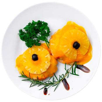Отбивная куриная с ананасом - купить, цены на - фото 2