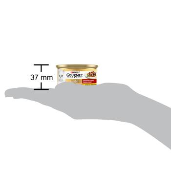 Корм вологий Gourmet Gold з лососем та куркою для котів 85г - купити, ціни на КОСМОС - фото 4