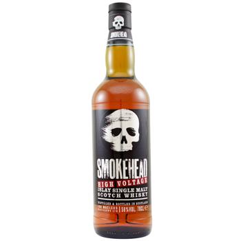 Smokehead High Voltage Whiskey 58% 0.7l in tube