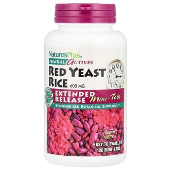 Nature's Plus Red Yeast Rice 600mg 120 tablets