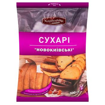 Сухарі Хлібодар Новокиївські 300г - купити, ціни на Ідеал - фото 1
