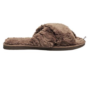 Twins Chocolate Cross Pattern Women's Fur Slippers size 38-39 HS - buy, prices for - photo 2