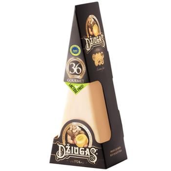 Сыр Dziugas Gourmet твердый 36 месяцев выдержки 40% 180г - купить, цены на КОСМОС - фото 1