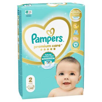 Pampers Premium Care Mini Diapers 2 4-8kg 68pcs - buy, prices for MegaMarket - photo 4
