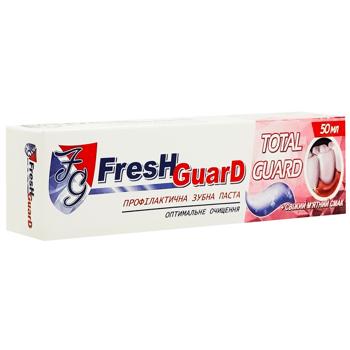 Зубна паста Fresh Guard Total Guard з м'ятним смаком 50мл - купити, ціни на Восторг - фото 3