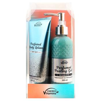 Набор подарочный Energy of Vitamins Ocean Kiss Гель-пилинг для душа 300мл + Very Sexy Лосьон для тела 200мл