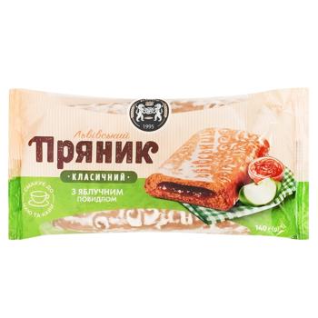 Пряник Кулиничі Львівський з яблучним повидлом 140г - купити, ціни на Чудо Маркет - фото 1