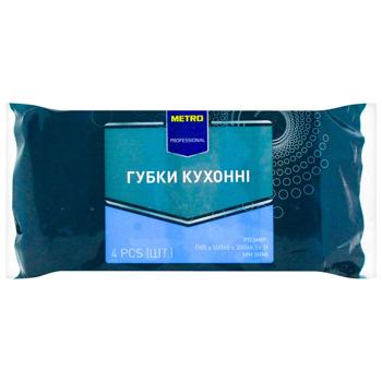 Губки кухонні Metro Professional 4шт