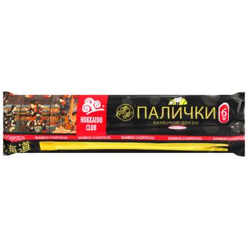 Палички бамбукові Hakkaido Club 6пар