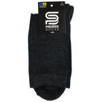 Носки Premier Socks мужские классические с высокой резинкой с махровой стопой р.25, 27, 29 серый