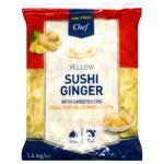 Metro Chef Yellow Sushi Ginger 1.4kg